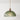 Luminária Pendente Retrô Vintage Industrial Metal Vidro Canelado Verde Forall
