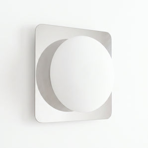 Luminária Arandela Moderna Minimalista Metal Plástico Prata LED Staicele