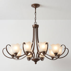 Luminária Pendente Clássico Retrô Vintage Metal Vidro Bronze Valle