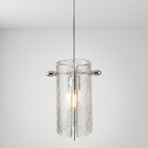 Luminária Pendente Moderno Minimalista Metal Vidro Sulmona