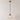 Luminária Pendente Moderno Retrô Vintage Minimalista Metal Vidro Canelado Dourado Avlon