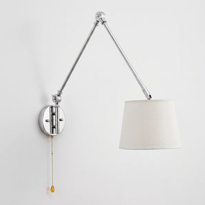Luminária Arandela Articulada Moderna Clássica Tecido Metal Adige