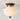 Luminária de Teto Plafon Moderna Minimalista Metal Madeira Vidro Opala
