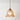 Luminária Pendente Retrô Vidro Madeira Metal Spiro