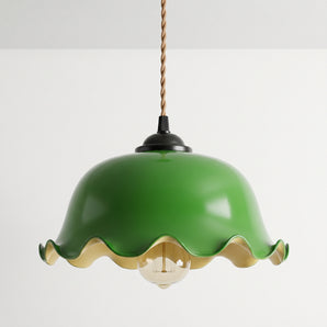 Luminária Pendente Retrô Vintage Clássico Vidro Carnia