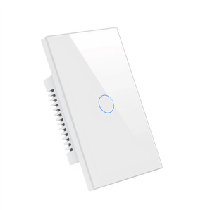 Interruptor Inteligente Smart Wi-Fi Alexa Touch Vidro Temperado Branco 4x2 - 1 Botão - ORNE™