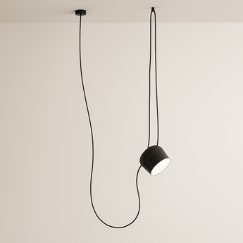 Luminária Pendente Moderno Minimalista Metal Preto Aim Fantasy Ø24cm — ORNE