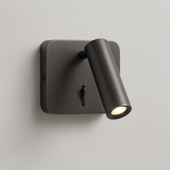 Luminária Arandela Moderna Minimalista LED Metal Macin - Preto / Branco Neutro (4500K) - ORNE™