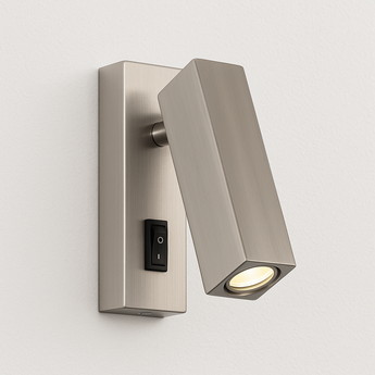 Luminária Arandela Articulada Moderna Minimalista Metal Prata LED Arazz — ORNE