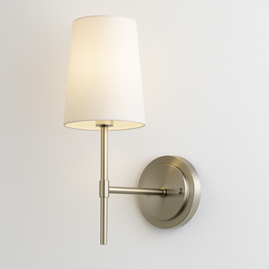 Luminária Arandela Clássica Moderna Tecido Metal Seul — ORNE