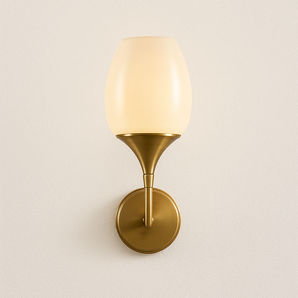 Luminária Arandela Moderna Minimalista Metal Vidro Laviena - Única / Branco Quente (3000K) - ORNE™