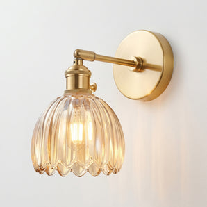 Luminária Arandela Clássica Retrô Vintage Vidro Metal Liguria — ORNE