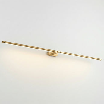 Luminária Arandela Giratória Minimalista Moderna Metal Linear Dourado LED Luly — ORNE