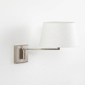 Luminária Arandela Moderna Minimalista Articulada LED Metal Tecido Chapelle — ORNE