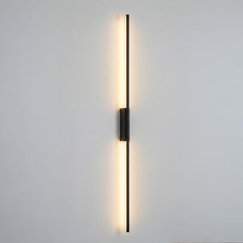 Luminária Arandela Moderna Minimalista Metal Linear Preto LED Cannaregio — ORNE