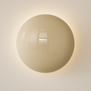 Luminária Arandela Moderna Minimalista LED Metal Tagua - Bege / Branco Quente (3000K) - ORNE™