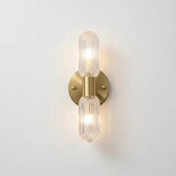 Luminária Arandela Moderna Minimalista Metal Vidro Abancay — ORNE