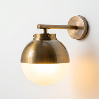 Luminária Arandela Moderna Minimalista Metal Vidro IP65 Tacna — ORNE