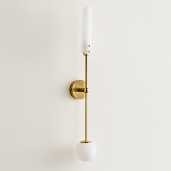 Luminária Arandela Moderna Minimalista Vidro Metal Globo Balance — ORNE