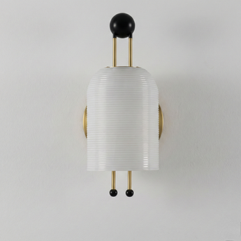 Luminária Arandela Moderna Minimalista Vidro Metal Haskovo — ORNE