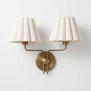 Luminária Arandela Retrô Minimalista Metal Tecido Rufisque — ORNE