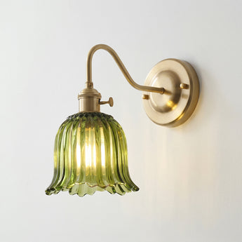 Luminária Arandela Retrô Vintage Vidro Metal Hexi — ORNE