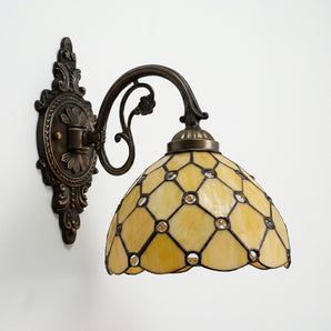 Luminária Arandela Tiffany Clássica Retrô Vintage Vidro Metal Evere — ORNE