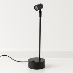 Luminária de Mesa Abajur Direcionável Moderno Minimalista Industrial Metal LED Bargomi