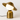 Luminária de Mesa Abajur Direcionável Moderno Minimalista Vidro Metal Globo Dourado Japonesa — ORNE