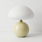 Luminária de Mesa Abajur Minimalista Moderno Retrô Vintage Metal Acrílico LED Facino Colors