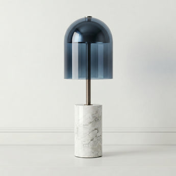 Luminária de Mesa Abajur Moderno Minimalista Mármore Metal LED Jenni — ORNE