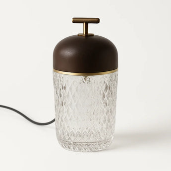 Luminária de Mesa Moderna Minimalista Makers - Marrom - ORNE™