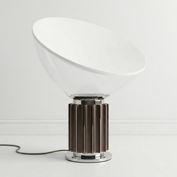 Luminária de Mesa Abajur Moderno Minimalista Vidro Metal Itallian Taccia — ORNE