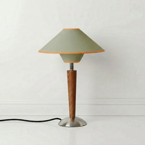 Luminária de Mesa Abajur Retrô Vintage Minimalista Tecido Metal Guomao — ORNE