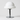 Luminária de Mesa Abajur Moderno Minimalista LED Vidro Torviq - Branco / Vidro e Alumínio - ORNE™