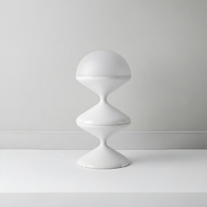 Luminária de Mesa Abajur Retrô Vintage Moderno Vidro Globo Dozza — ORNE