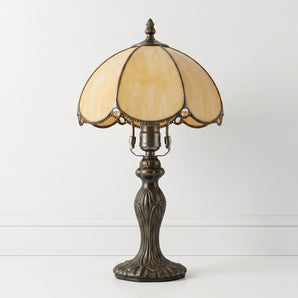 Luminária de Mesa Retrô Minimalista Metal Resina Vidro Corozal — ORNE