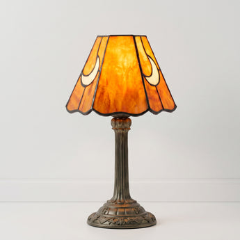 Luminária de Mesa Retrô Minimalista Vidro Resina Metal Heights — ORNE