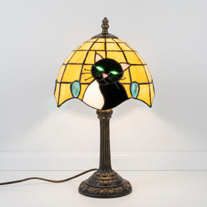 Luminária de Mesa Tiffany Retrô Minimalista Resina Vidro Pietat — ORNE