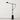 Luminária de Piso Coluna Articulada Moderna Minimalista Vidro Metal Globo Preto Drag — ORNE