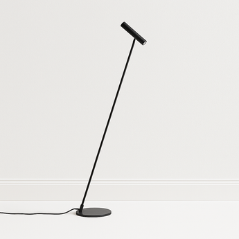 Luminária de Piso Coluna Moderna Minimalista LED Wazis - Preto / 130cm / Dimerizável (3000K-6000K) - ORNE™