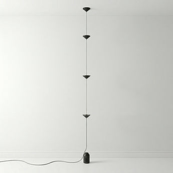 Luminária de Piso Coluna Moderna Minimalista Mármore Metal LED Antares — ORNE