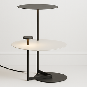 Luminária de Piso Moderna Minimalista Mesa Apoio Daz - Duplo - ORNE™