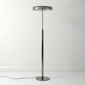 Luminária de Piso Coluna Moderna Minimalista Vidro Metal LED Pacová — ORNE