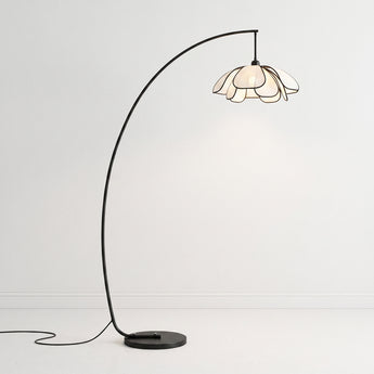 Luminária de Piso Moderno Retrô Metal Tecido Ojitos — ORNE