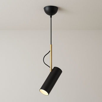 Luminária Pendente Moderno Minimalista Spring - Preto - ORNE™