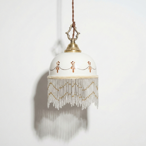 Luminária Pendente Clássico Retrô Vintage Cerâmica Metal Copper — ORNE
