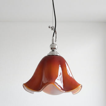 Luminária Pendente Clássico Retrô Vintage Vidro Metal Albatroz — ORNE
