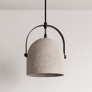 Luminária Pendente Moderna Minimalista Granilite Mezzano - Bege - ORNE™