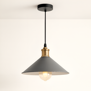 Luminária Pendente Industrial Retrô Vintage Metal Conna — ORNE